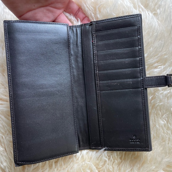 EXCELLENT CONDITION! Authentic Gucci GG Monogram Logo Jackie Wallet - Picture 6 of 13